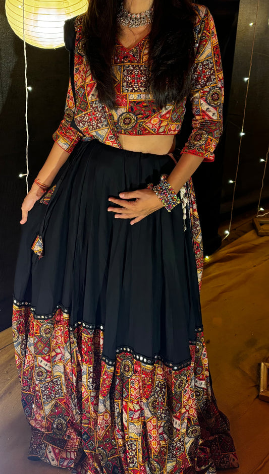 Black chaniya choli