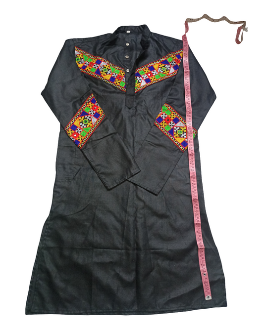 Black kurta